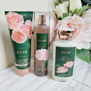 Bath & Body Works Rose Body Care Set Nwt